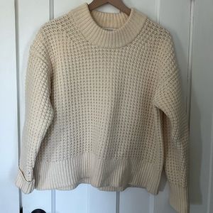 Everlane wool and cashmere fisherman sweater